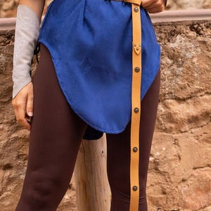 Medieval Fantasy Long Belt Julienne for LARP, Cosplay, Renaissance Faire, Druid, Ranger & Viking Costume