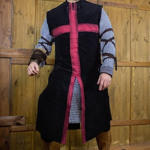 Medieval Knight Tabard for LARP, Cosplay, Renaissance Faire - Fantasy Costume Armor Accessory