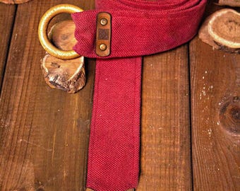 Etain Belt Fantasy Medieval LARP Belt - Etain Leather Accessory for Cosplay, Ren Faire, Druid, Ranger Costume