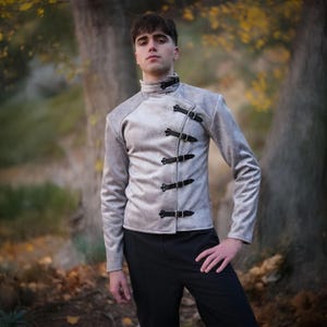 Luciens Jerkin - Silver. Jerkin Varm Medeltida LAJV.