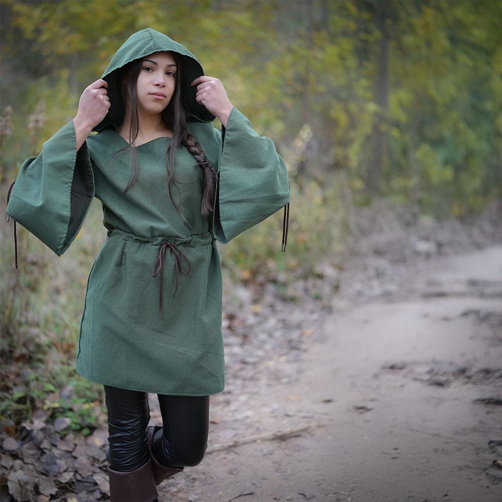 Trinity Tunic – Medieval & Renaissance Bell Sleeve Tunic for LARP and ...