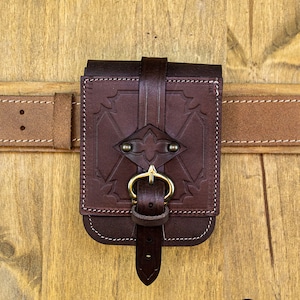 Mittelalterliche Fantasy Carcassone kleine Gürteltasche: LARP, Cosplay, Renaissance Karneval, Krieger, Ritter Accessoire