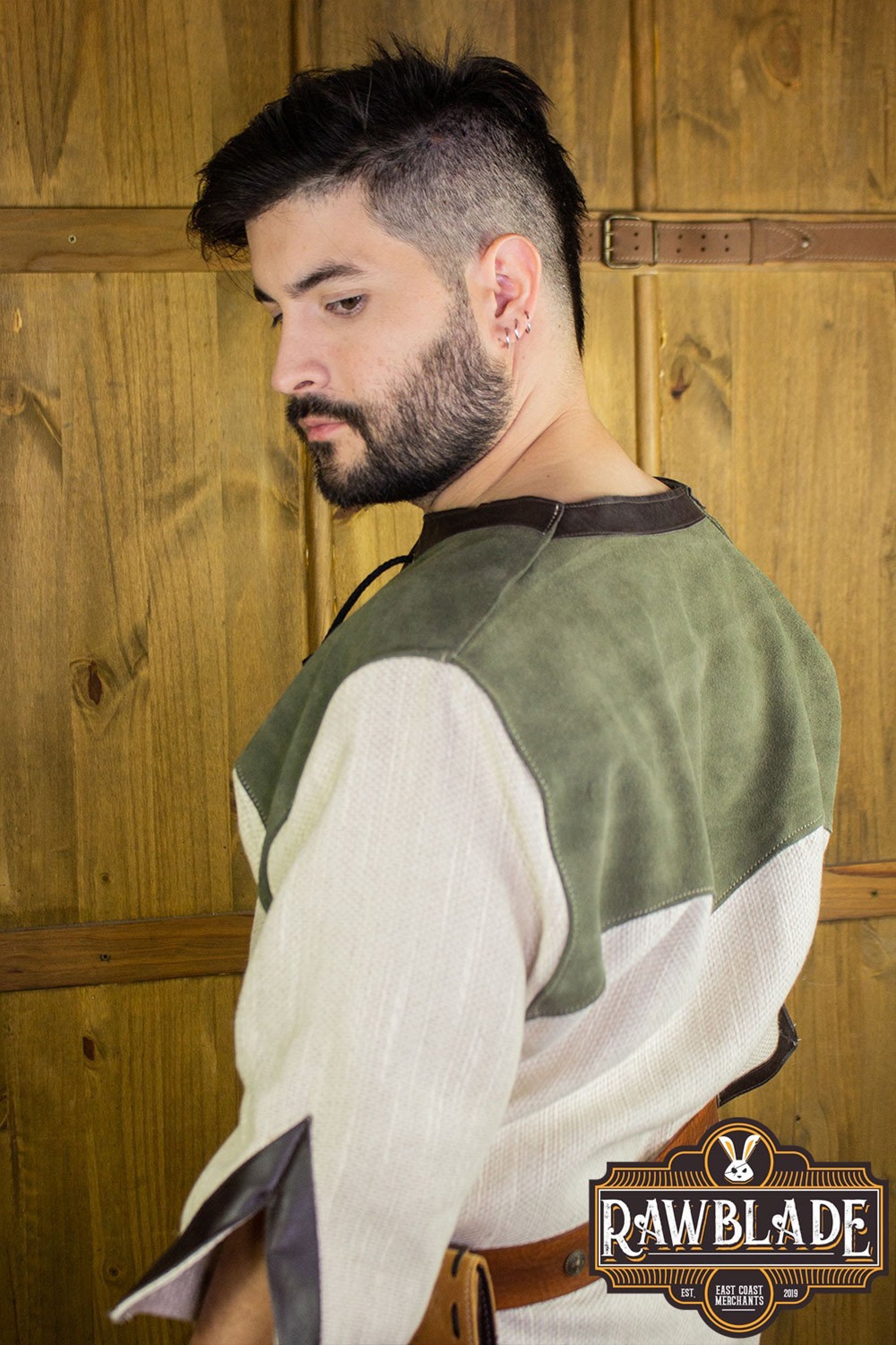 Fantasy Medieval LARP Deherd Overtunic - Cosplay Ren Faire Ranger Druid ...