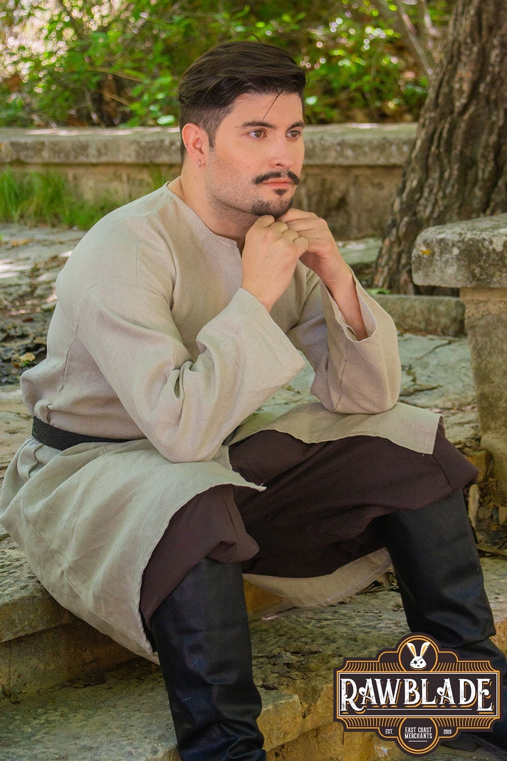 Medieval Tunic, William Linen Style, LARP Cosplay Renaissance Faire - Etsy