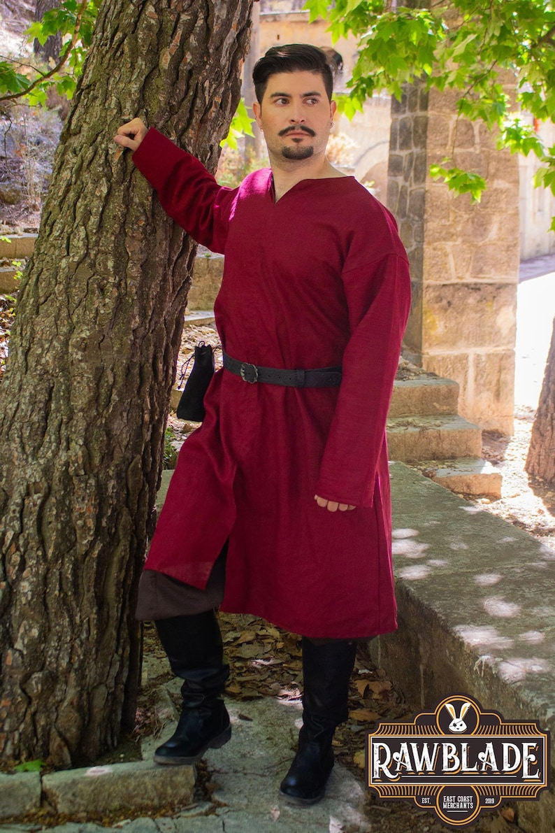Medieval Tunic, William Linen Style, LARP Cosplay Renaissance Faire - Etsy
