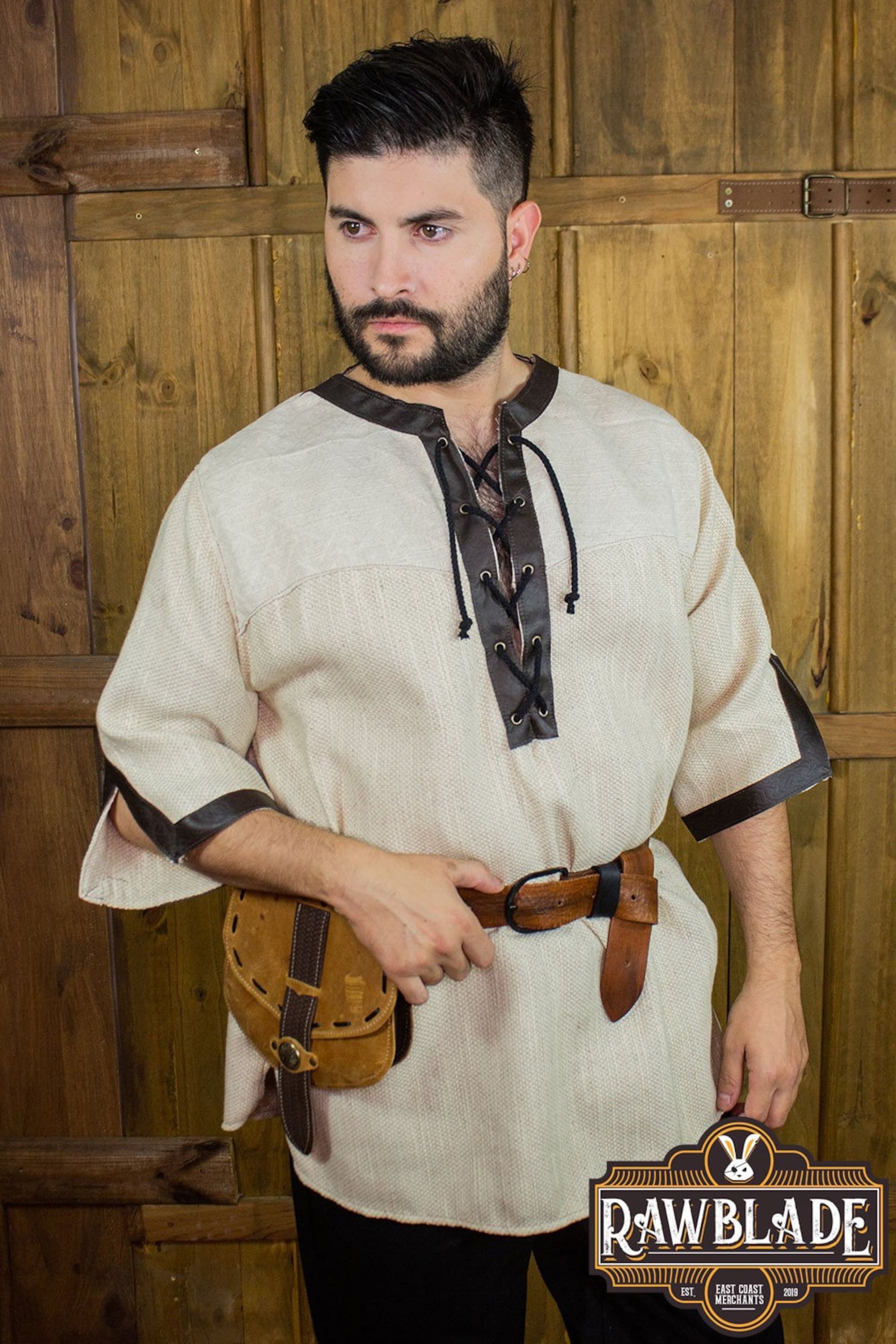 Fantasy Medieval LARP Deherd Overtunic - Cosplay Ren Faire Ranger Druid ...