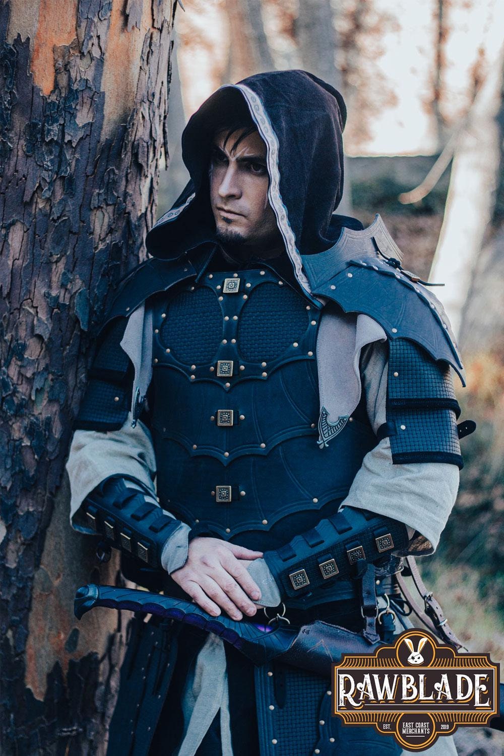 Edekan Armor Set Black for fantasy medieval LARP, cosplay, ren faire