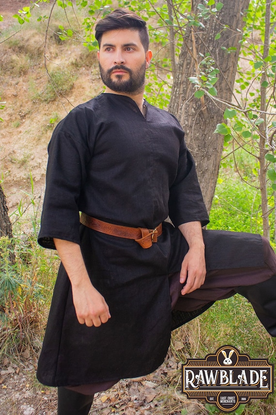 ルーカス リネンチュニック：中世ルネッサンスフェア衣装、LARP