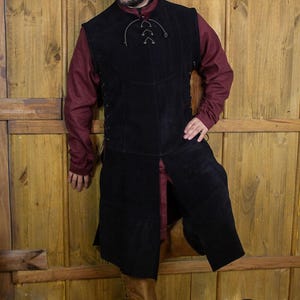Fantasy Medieval LARP John Tabard: Splitleather Costume for Ren Faire, Cosplay, Dungeons & Dragons