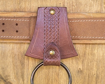 Leather Ring Holder: Medieval Fantasy LARP Accessory