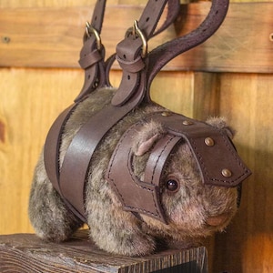 Mittelalterliches Meerschweinchen Plüschtier für Larp, Ren Faire, Cosplay und Sammler