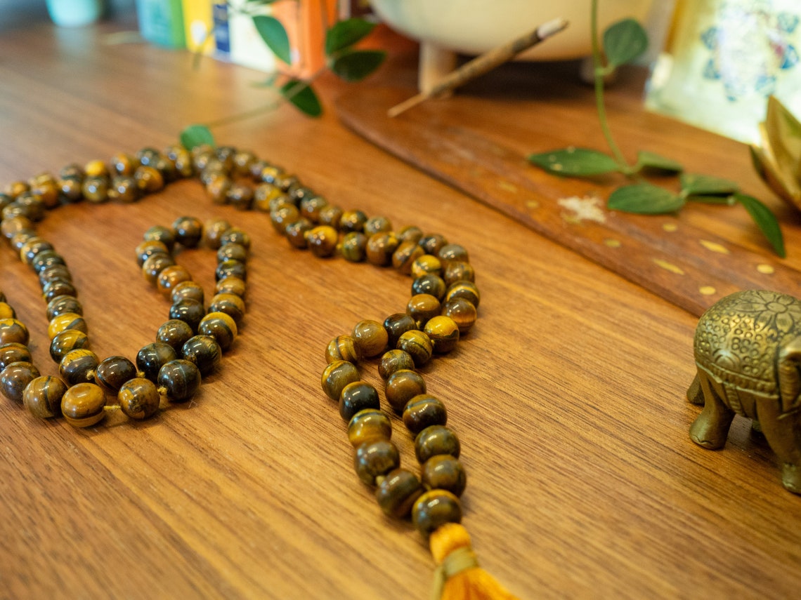 Tigers Eye Mala Beads
