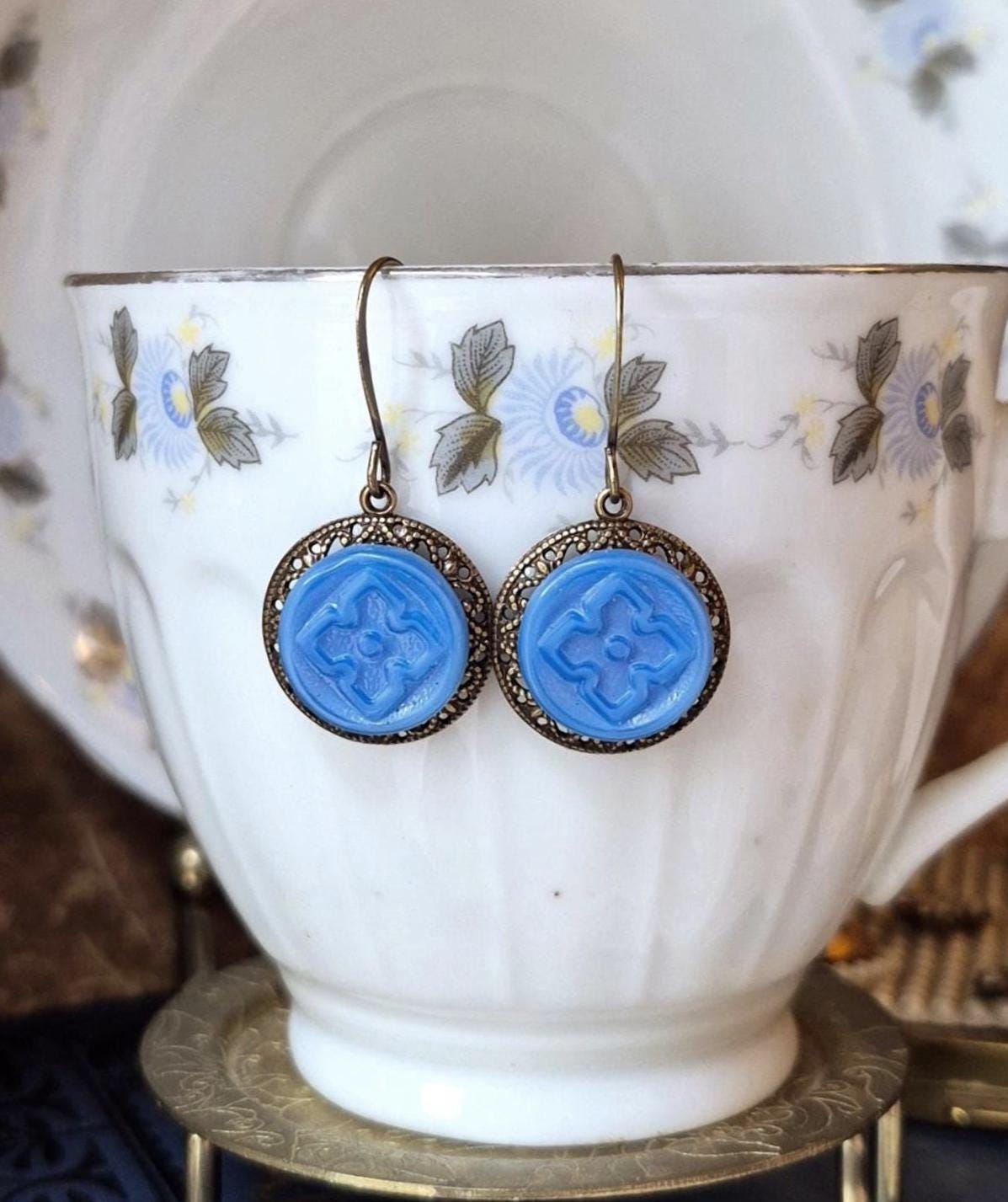 ハンドメイドピアス1865 ハンドメイドピアス1865 1860s Reproduction Jewelry - Etsy