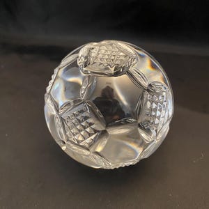 Waterford Crystal Soccer Ball Paperweight