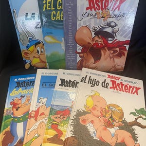 Hardcover Asterix Comics in Spanish By Albert Uderzo and René Goscinny
