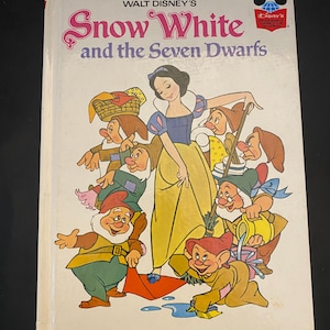 1973 Snow White and the Seven Dwarfs Hardcover - Random House