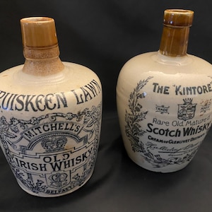 Antique Stoneware Scotch Whiskey Jug CHOICE