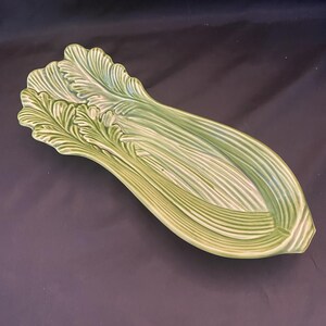 VTG Ceramic Celery Serving Dish