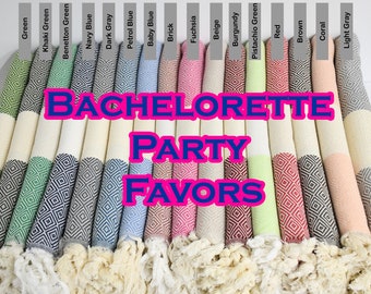 Personalized Bridal Shower Gift, Bridesmaid Gift, Bachelorette Party Favor, Custom Wedding Gift, Home Decor, Beach Towel, Kitchen Towels