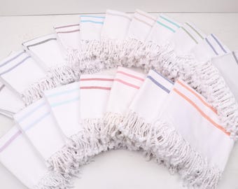 Gift For Him, Gift For Coworker, Handmade Gift, Gift Boxes Towel, 40"x71" Cotton Towel, Striped Towel, Turkish Towel USA, Guest Towel,