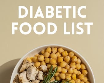 Diabetic Food List - Including 100 Foods and all the important nutrients and explanations!!