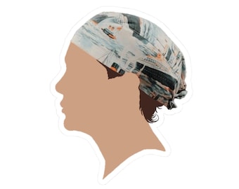 Ferry Boat Scrub Cap Sticker