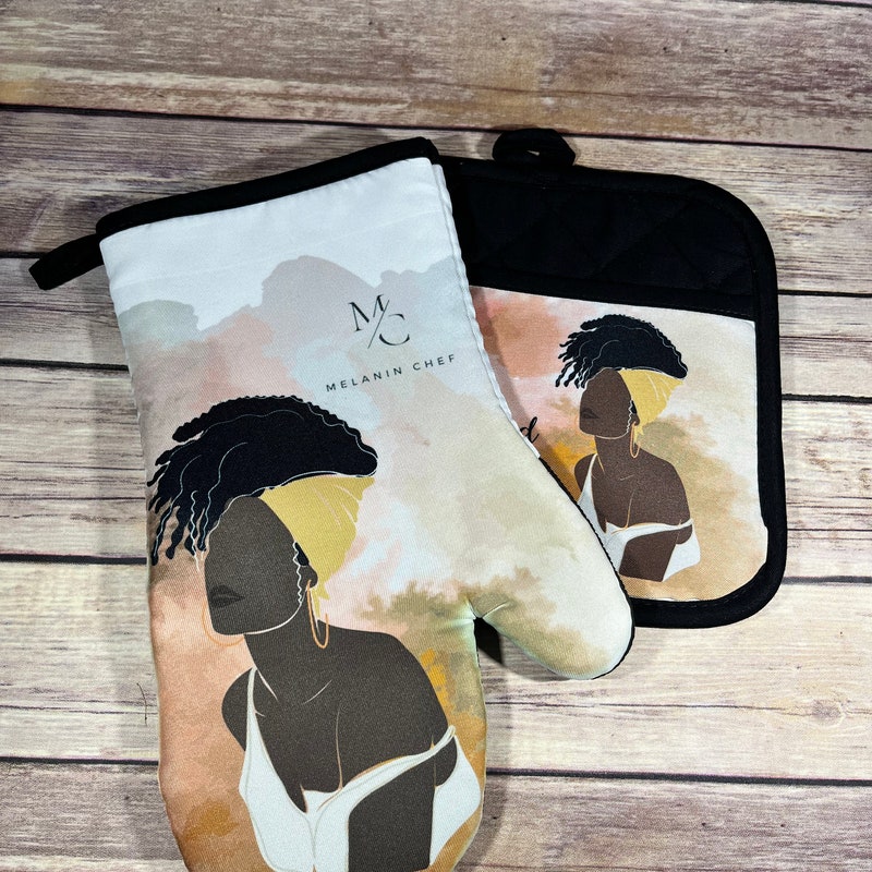 Black - Handcrafted Cotton Round Pot Holder 03