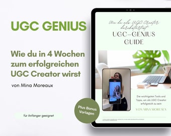 UGC Genius Guide German | Become a UGC Creator in 4 weeks