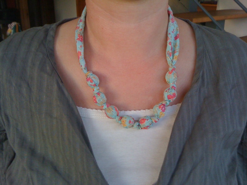 Custom Made Necklace Liberty of London Print image 4