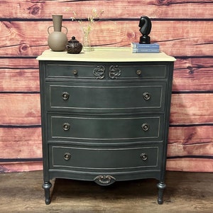 Vintage Tall Boy Dresser