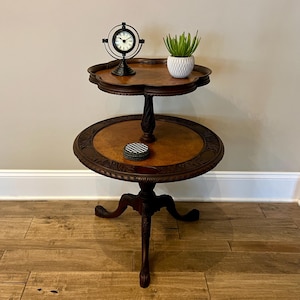 Two-Tier Antique Table