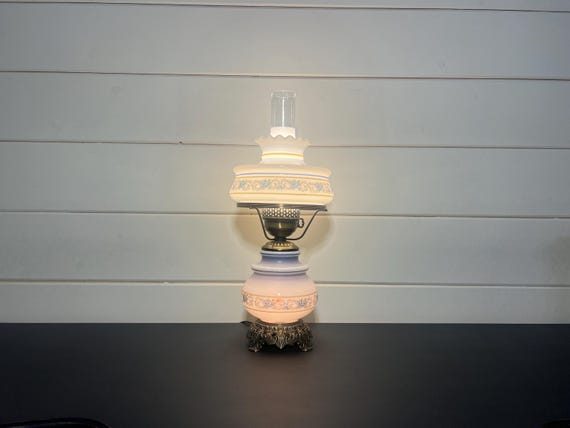 1973 Vintage Quoizel Hurricane Lamp - Etsy