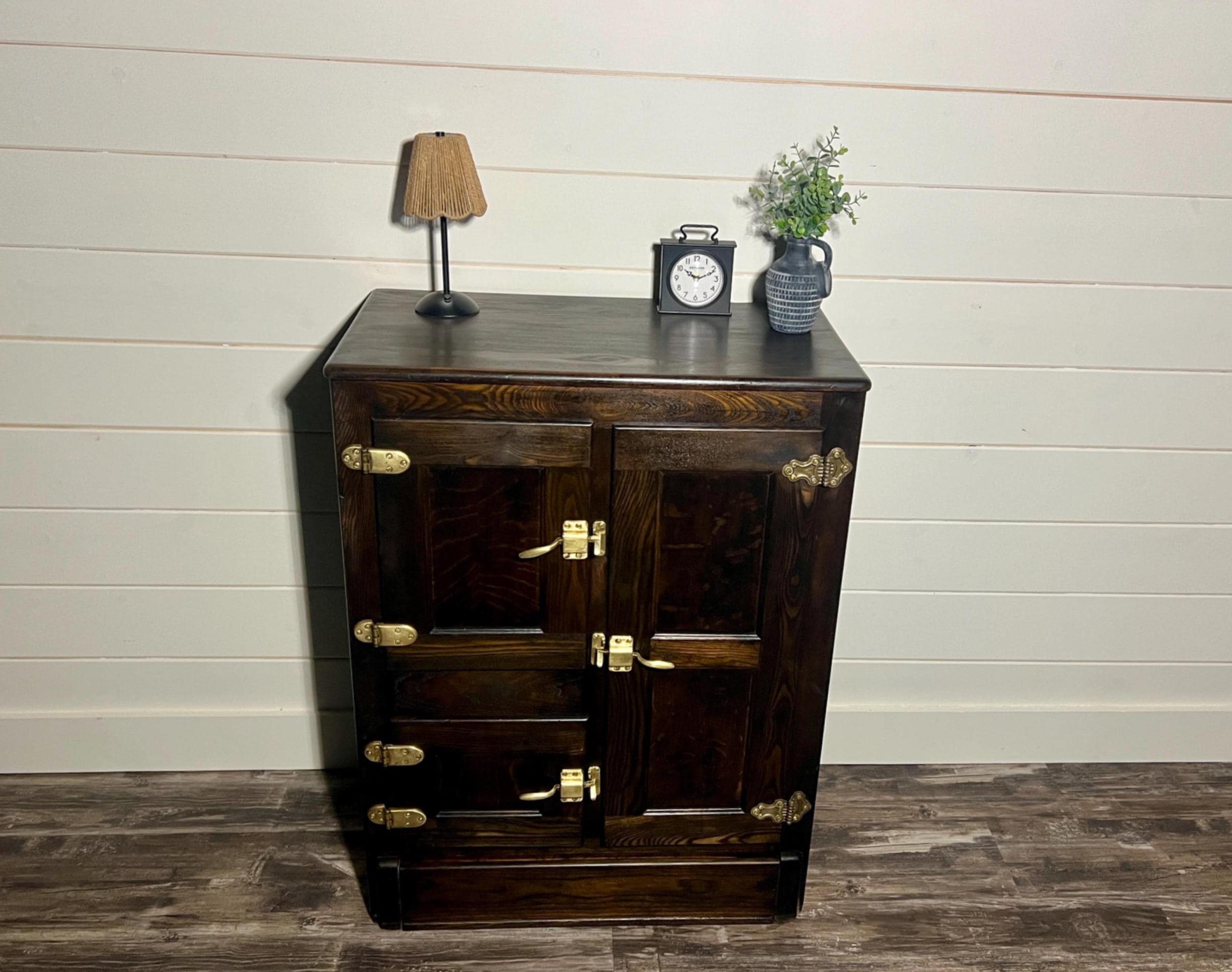 Antique Vintage Ice Box - Etsy