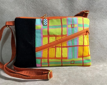 Stylish Small Purse | Zippered Pockets | Modern Prints | Handmade | Local Maker