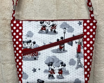 Mickey and Minnie Purse | 2 Sizes Available | Handmade in Virginia
