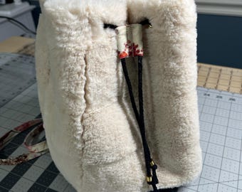 Furry Backpack | Faux Fur | Handmade | Local Maker