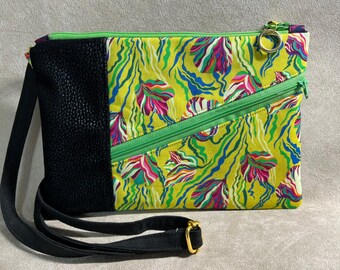 Stylish Small Purse | Zippered Pockets | Modern Prints | Handmade | Local Maker