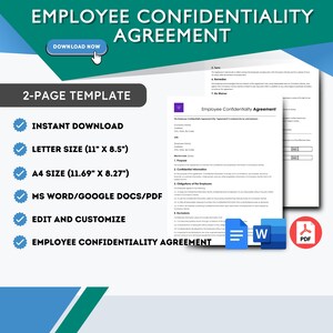 Employee Confidentiality Agreement Staff Confidentiality Agreement Confidentiality Clause for Employees Employee Agreement