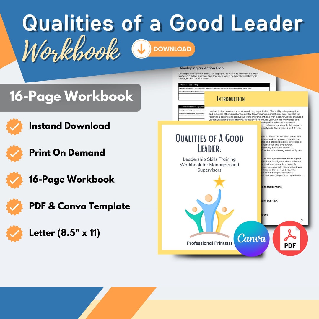 Qualities of a Good Leader Leadership Skills Training Leadership ...