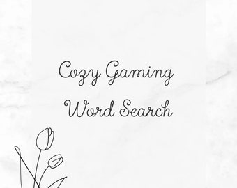 Cozy Gaming Word Search