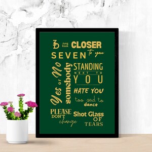 Jungkook BTS Golden Album (Digital Download), JUNGKOOK minimalist bts print, jungkook bts art, bts room decor, bts gifts