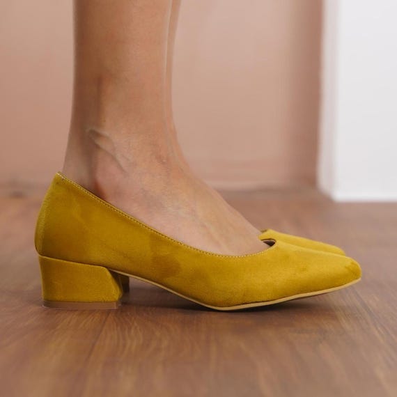 Flat Yellow Wedding Shoes Yellow Bridal Heels