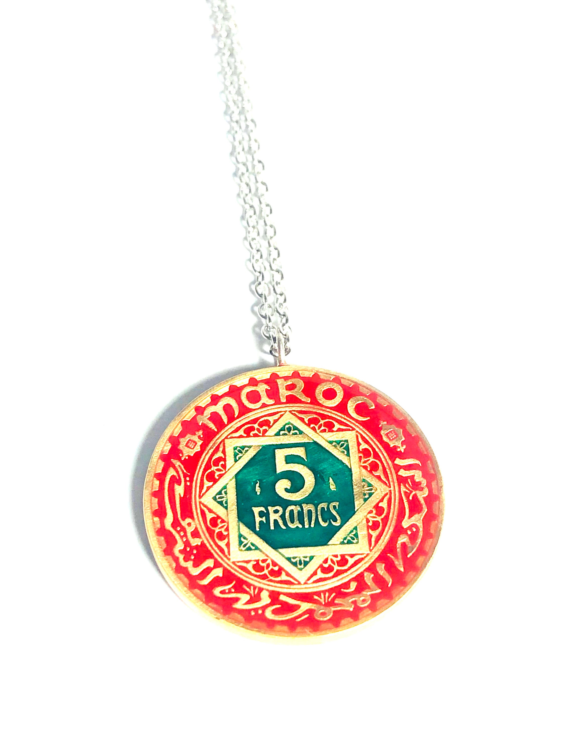 イギリス２５ペンス モロッコ２０フラン コインリング 御朱印巡り♡♡さん専用 Morocco 20 francs - Etsy 日本