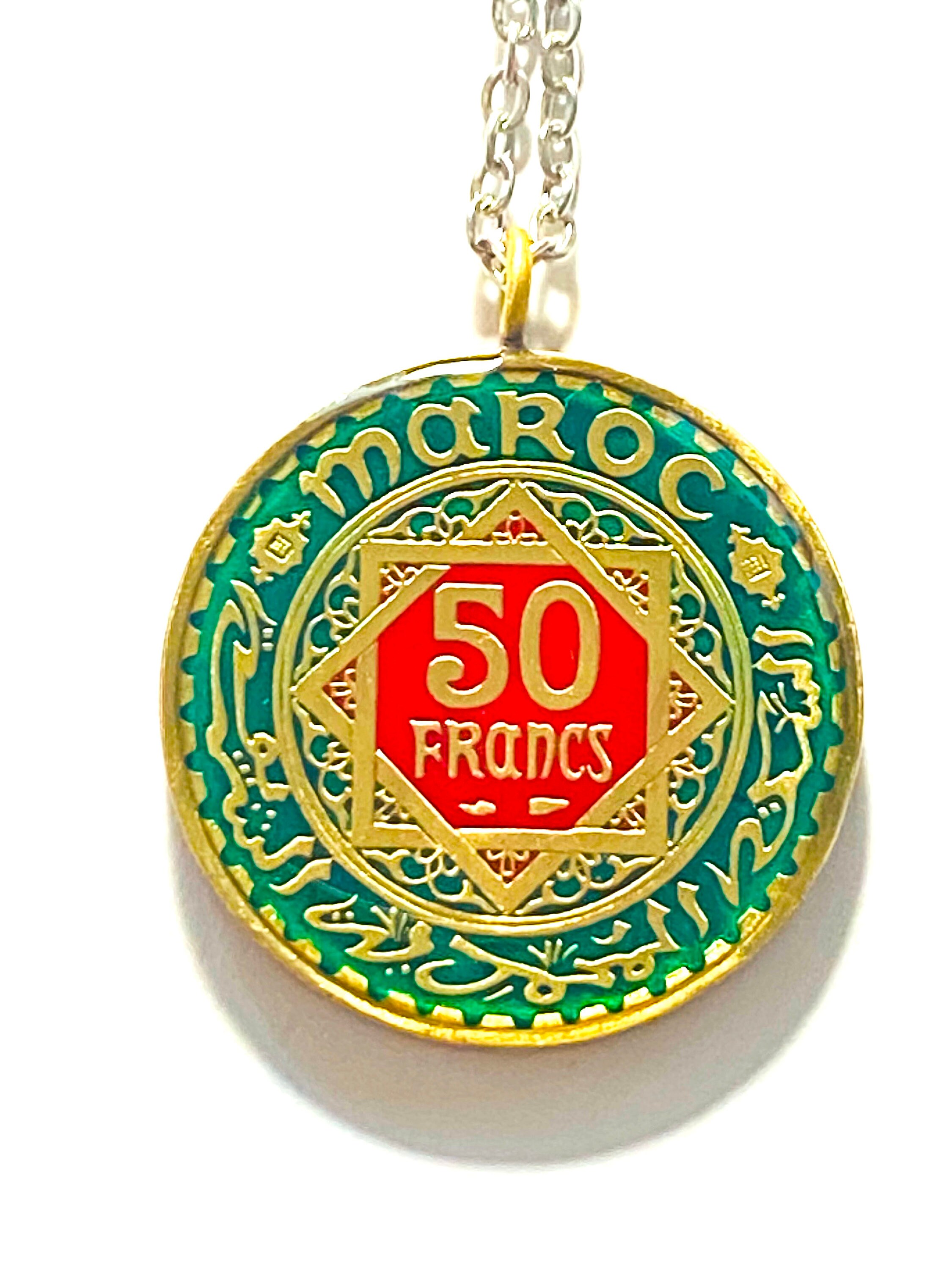 イギリス２５ペンス モロッコ２０フラン コインリング 御朱印巡り♡♡さん専用 Morocco 20 francs - Etsy 日本