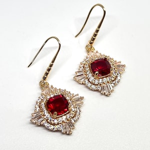 Diamanti, Corallo Rosso, Lapislazzuli, Orecchini In Oro Bianco 14 Carati In Vendita Su Italia - Foto 5