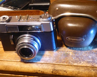 Voigtlander Vitoret DR 35mm Rangefinder Film Camera Color-Lanthar 2.8/50