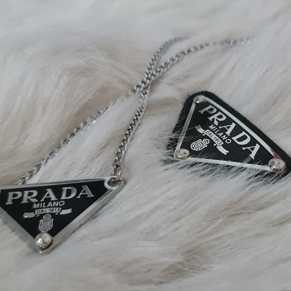 Prada Necklace with Logo
