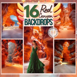 Mystic Cave Digital Backdrops, Dreamy Maternity Backdrop Overlays, Portrait Photography Backgrounds, Rocky Arch Backdrop, Photoshop Overlays