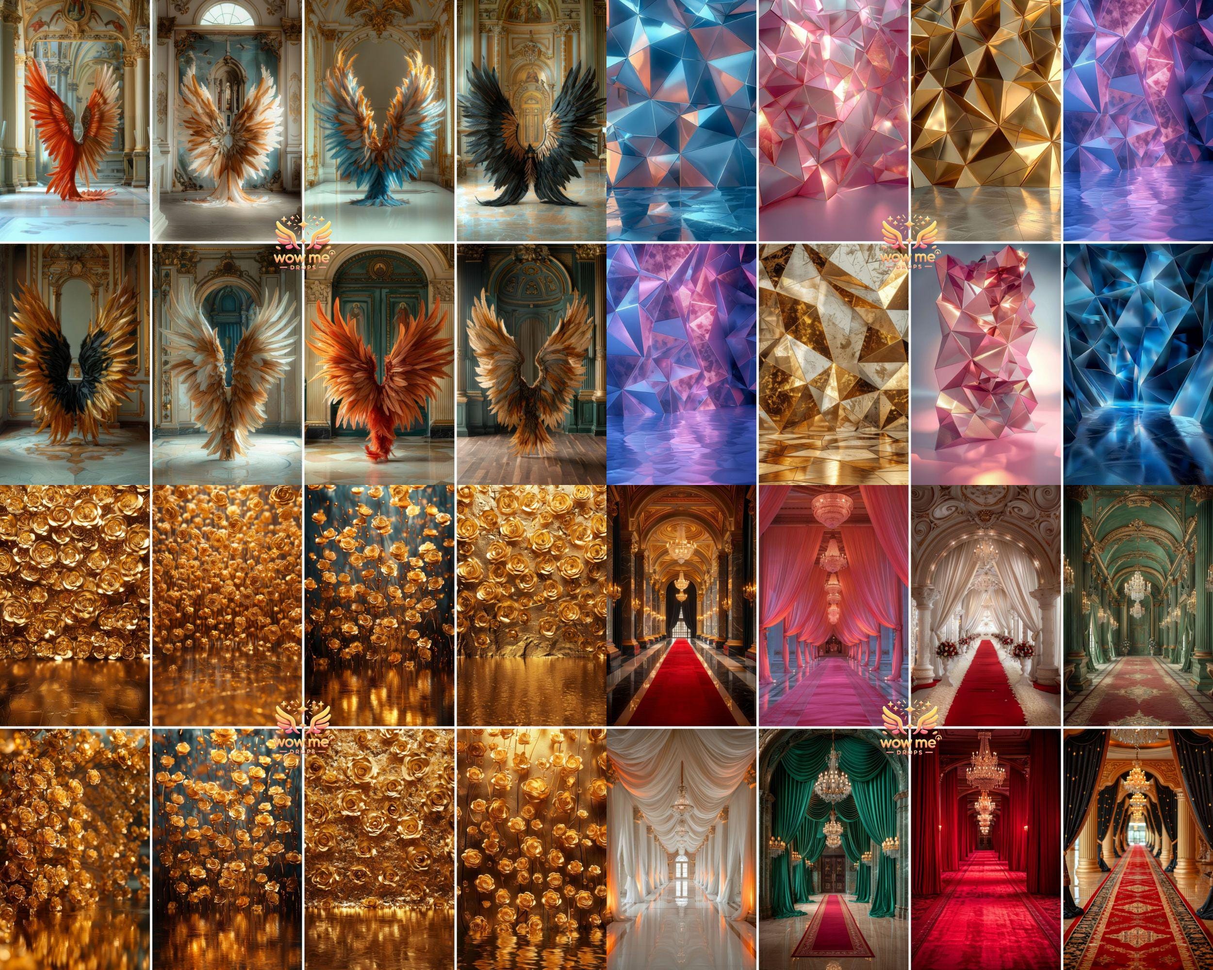 Set Backdrop Digital Backdrops Whole Shop Bundle, Photography Backgrounds Set ...