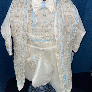 Bautizo Traje Príncipe Azul Niño Modelo Infante. MUCHAS TALLAS Traje de Bautizo de Niño